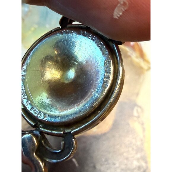 American Queen Pittman Keeler Sterling Base Expandable Link Sweetheart Bracelet - Picture 3 of 5